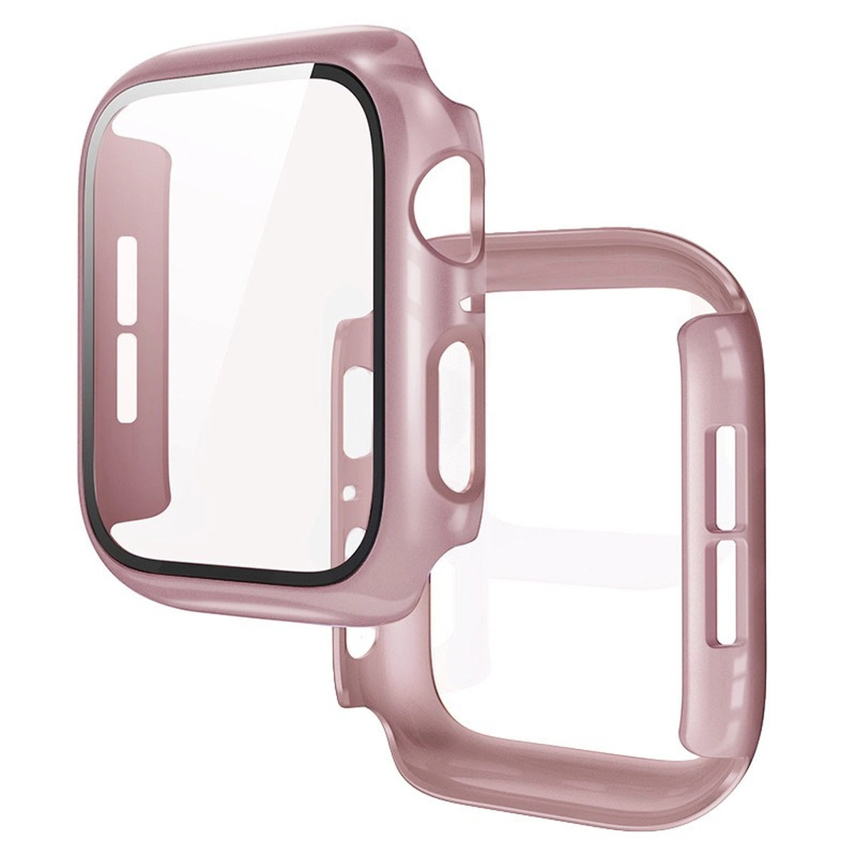 Etui z wbudowanym szkłem Bizon Case Watch Adamo do  Apple Watch SE 3 / SE 2 / SE / 6 / 5 / 4 (40 mm)